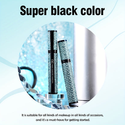 3er-Pack schwarze Mascara – 4D Fiber & Wasserdicht