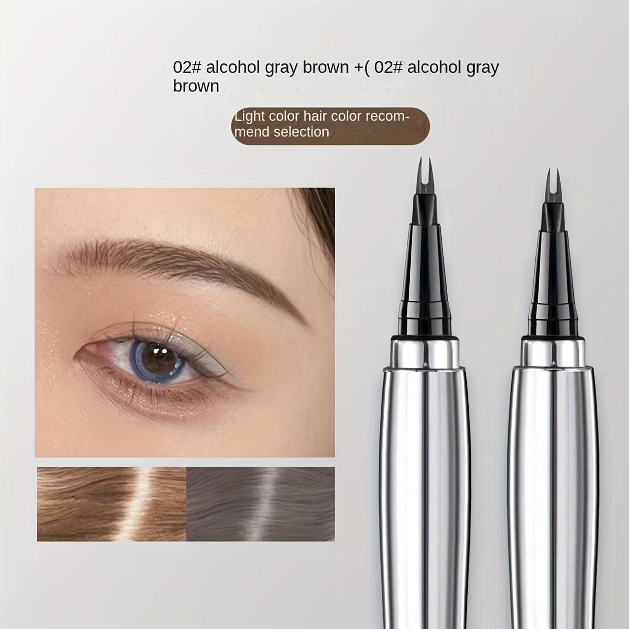 Wasserdichtes Dual Gabel Eyebrow Stift-langlebige Definition