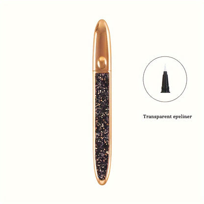 2-in-1 selbstklebender Eyeliner Stift-Luxus goldenes Design