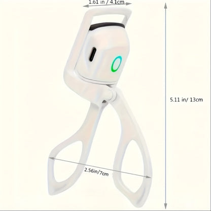 Pinke USB-Wimpernzange mit Heizung – Sanft & Lang anhaltende