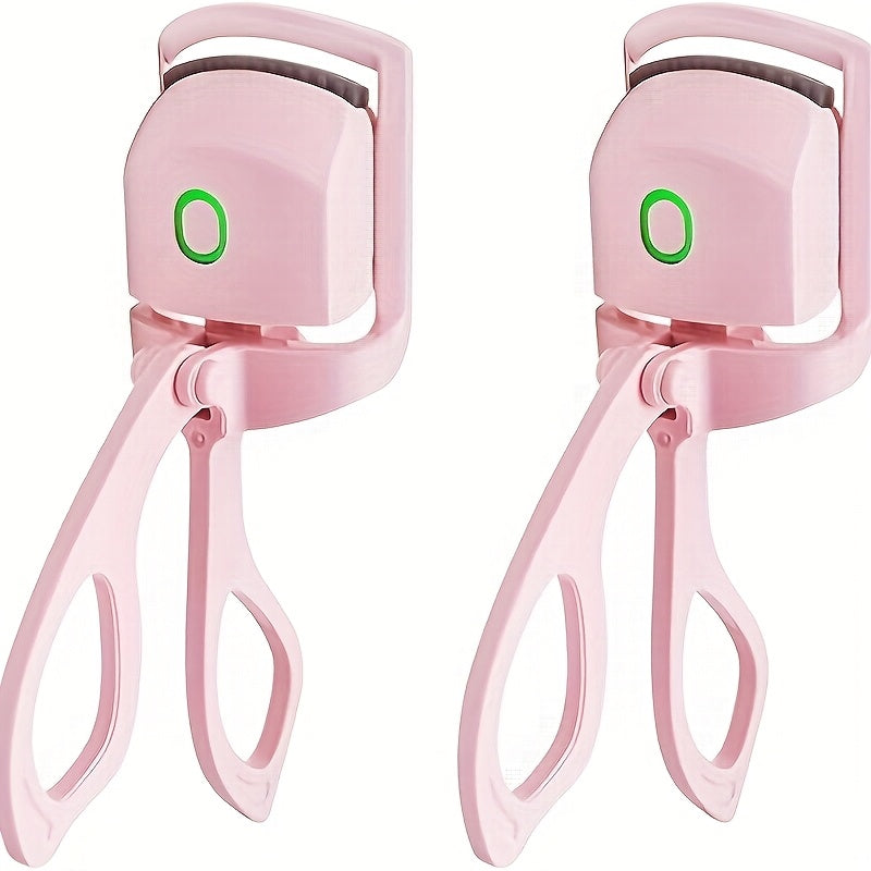 Pinke USB-Wimpernzange mit Heizung – Sanft & Lang anhaltende