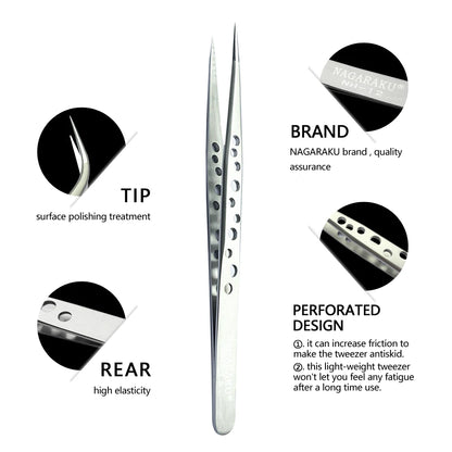 NAGARAKU Wimpern & Pinzetten-Set – 2 Paar + Werkzeug