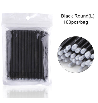 Wimpernverlängerungs-Zubehör-Set – Mikrobürsten & Zauberstäbe
