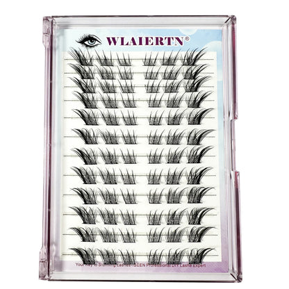 12-Reis-Einzelwimpern-10–14 mm DIY Manga-Cluster