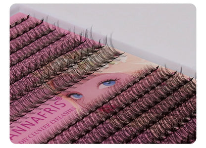 Annafris DIY Lash Extension Kit - 280pcs Cluster + Werkzeuge