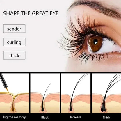 Wimpernserum für schnelles Wachstum – Verlängerung & Lockenpflege