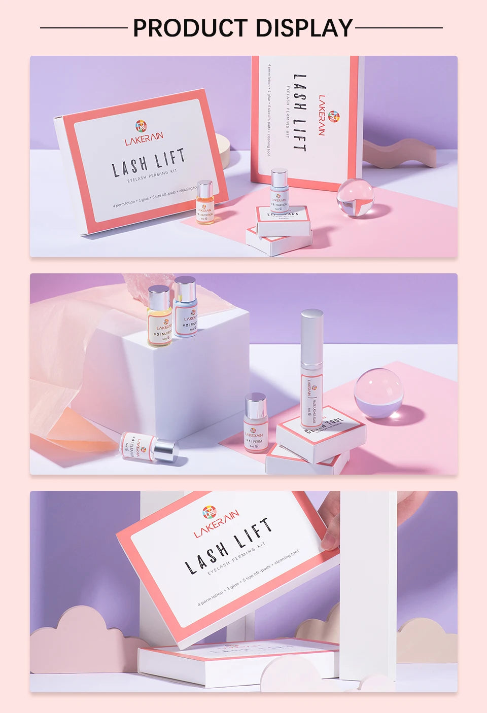 Lash Lift Kit – Langanhaltender Schwung & Dauerwellen-Set