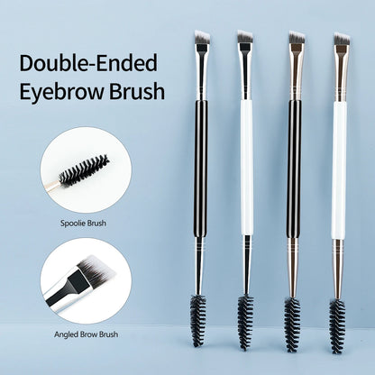 Augenbrauenpinsel mit zwei Enden & Wimpernkamm – 2-in-1-Tool