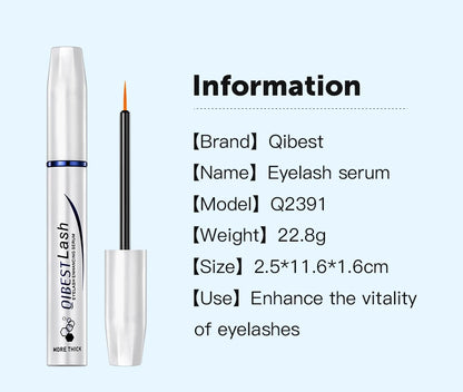QiBest Wimpernwachstumsserum – Feuchtigkeitsspendend & Verlängerung