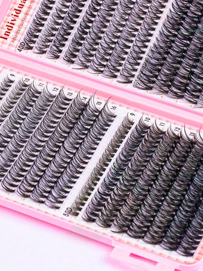 DIY Wimpernverlängerungsset – Gemischte Cluster mit Bond & Pinzette