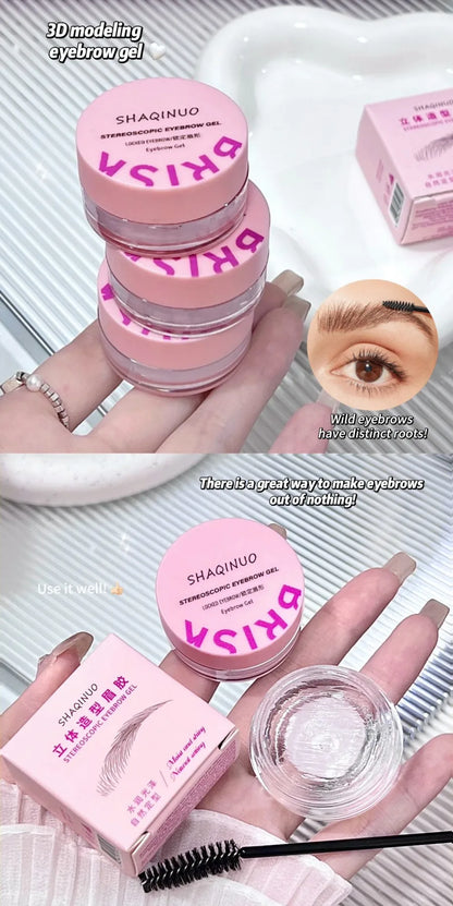 3D -Augenbrauenformierungsseife - Naturstilgel