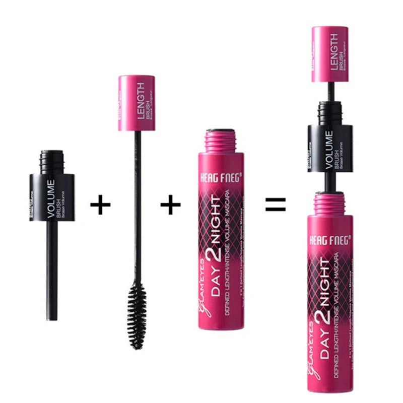 Schwarze Curled Mascara – Verlängerung, Volumen & Wasserdicht