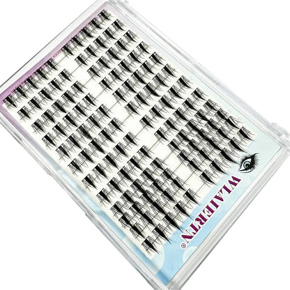 12-Reis-Einzelwimpern-10–14 mm DIY Manga-Cluster