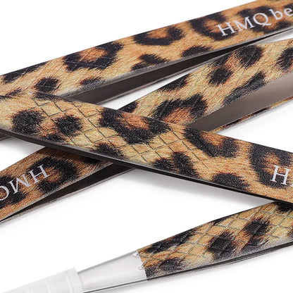 Leopard Lash-Pinzetten-Antistatik-Edelstahlwerkzeug