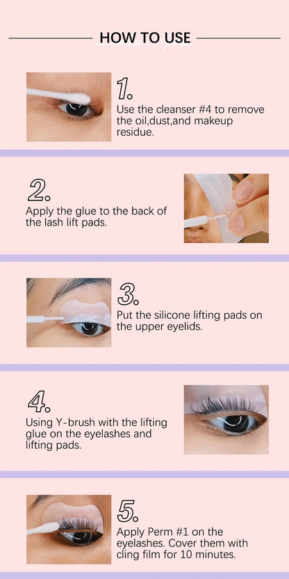 Lash Lift Kit – Langanhaltender Schwung & Dauerwellen-Set