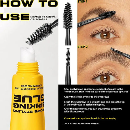 3D Augenbrauen-Styling-Gel – Wasserfest & Lang anhaltende