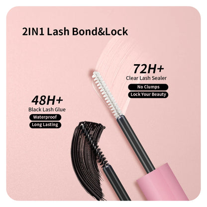 Annafris DIY Lash Extension Kit - 280pcs Cluster + Werkzeuge