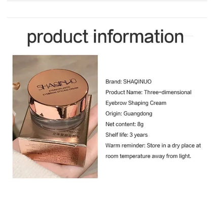 3D -Augenbrauenformierungsseife - Naturstilgel