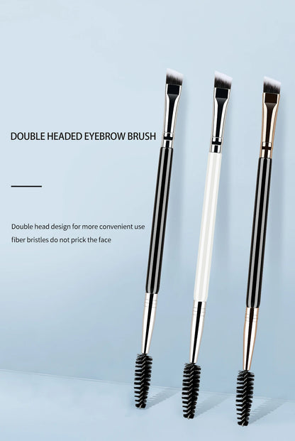 Augenbrauenpinsel mit zwei Enden & Wimpernkamm – 2-in-1-Tool