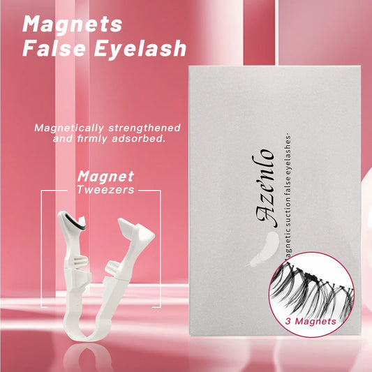 Magnetischer Wimpern Curler -Set - wiederverwendbare 3D -schwarze Wimpern