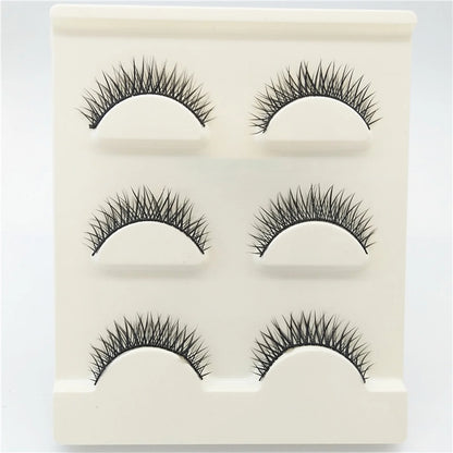 3 Paar modische falsche Wimpern – lang & Natürliches Aussehen