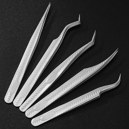 5pcs Lash -Pinzetten -Set - Präzisionswerkzeuge für Erweiterungen