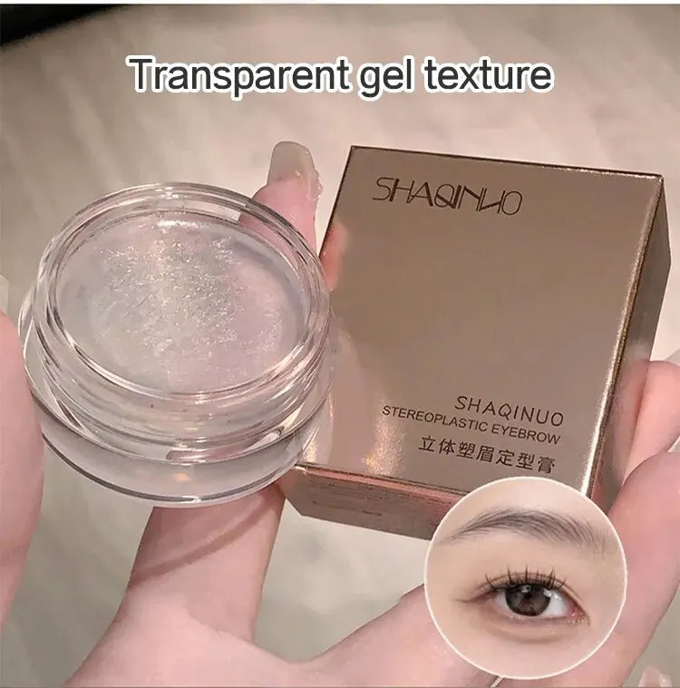 3D -Augenbrauenformierungsseife - Naturstilgel