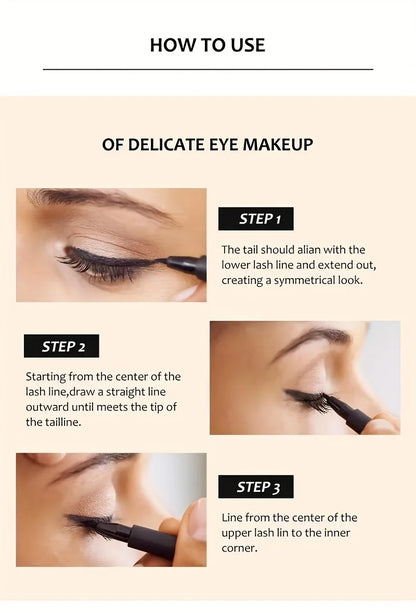 5-teiliges Flüssig-Eyeliner-Set – Wasserfest & Wischfest