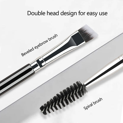 Augenbrauenpinsel mit zwei Enden & Wimpernkamm – 2-in-1-Tool