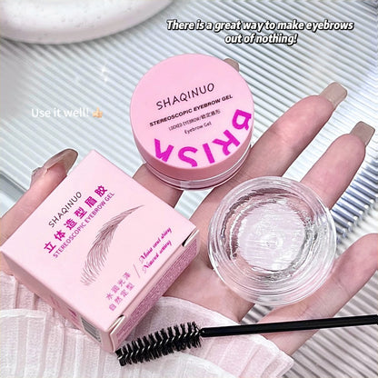 3D -Augenbrauenformierungsseife - Naturstilgel