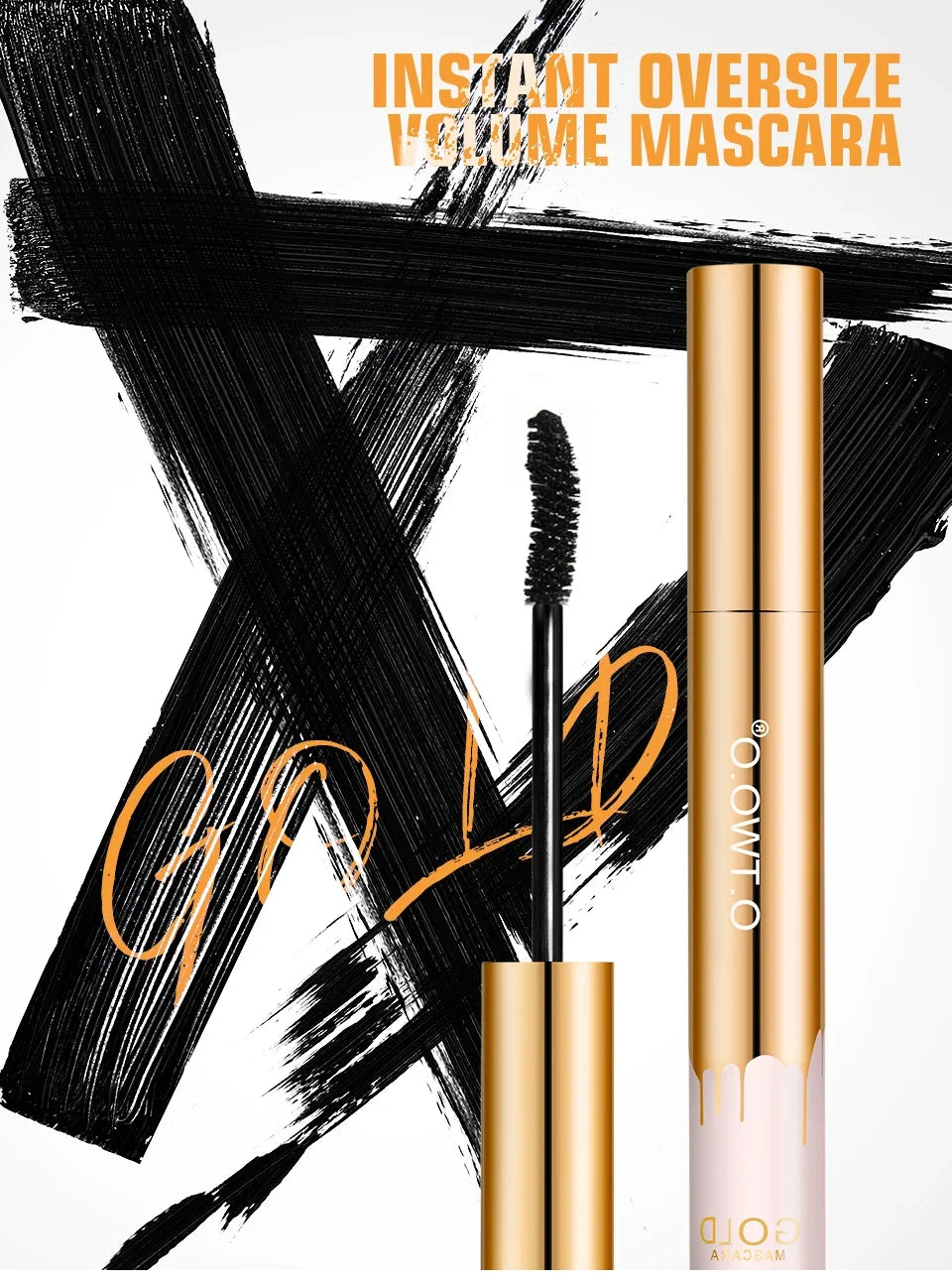 3D Mascara - Schwarz mit Golddesign verlängern