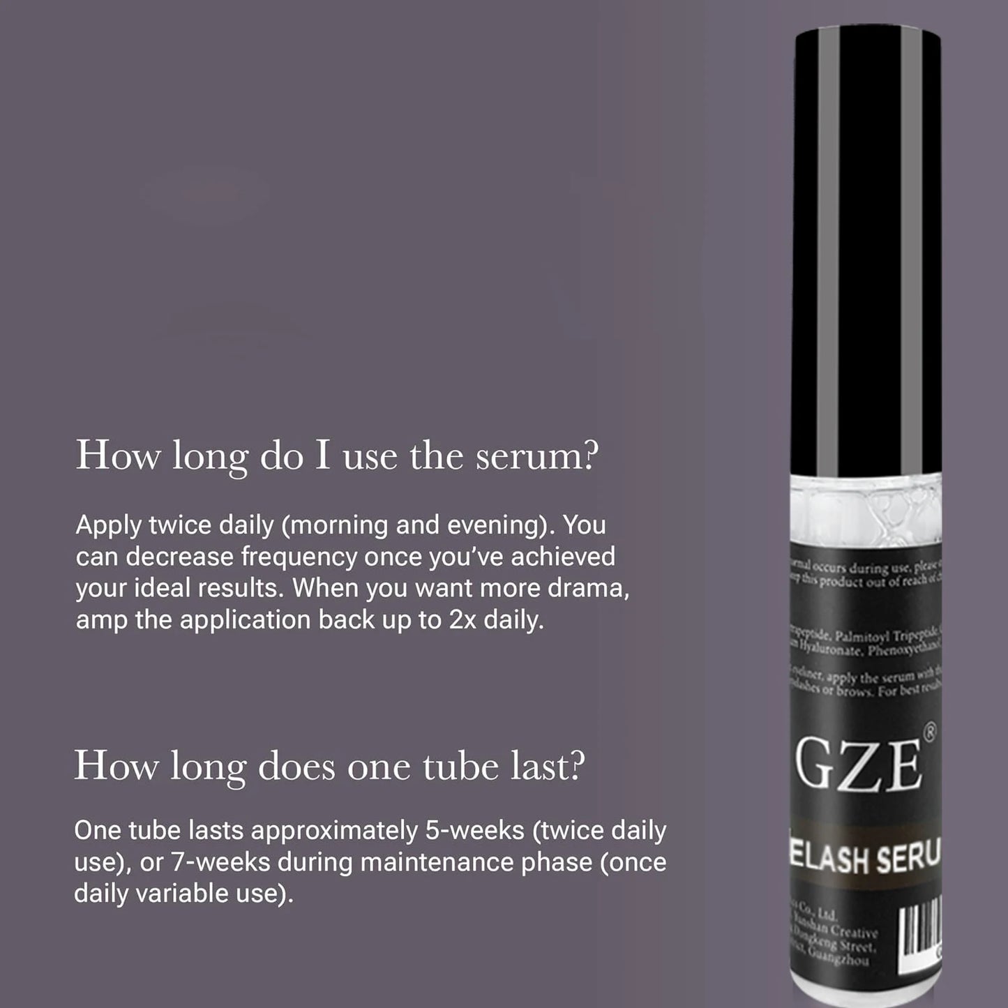 Gze Eyelash Serum -Lash -Boosting -Serum