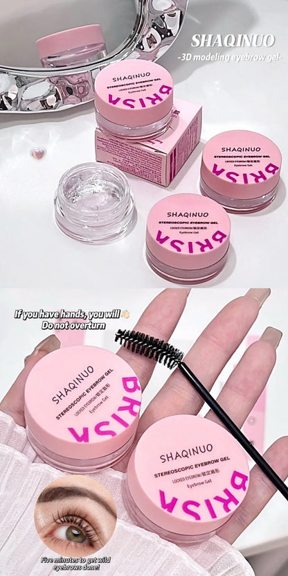 3D -Augenbrauenformierungsseife - Naturstilgel