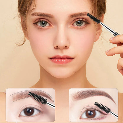 Augenbrauenpinsel mit zwei Enden & Wimpernkamm – 2-in-1-Tool