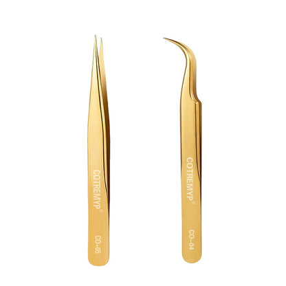 Precision Lash -Pinzetten - Werkzeug aus Edelstahl -Applikator