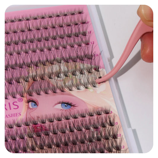 Annafris DIY Lash Extension Kit - 280pcs Cluster + Werkzeuge