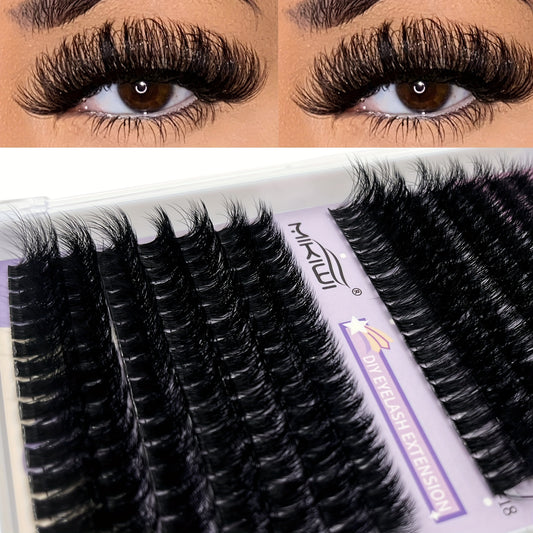 Mikiwilash DIY Lash Extension Kit-flauschiger D-Curl