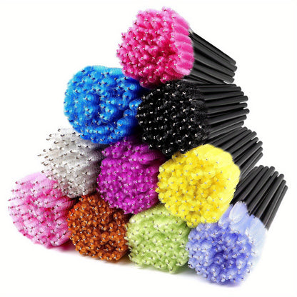 25 pcs Wimpernbürstenset - Flexible Mascara -Zauberstäbe
