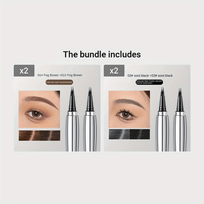 Wasserdichtes Dual Gabel Eyebrow Stift-langlebige Definition