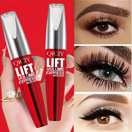 Qicy Lift Volumen Mascara - 2pcs wasserdicht schwarz