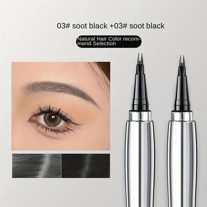 Wasserdichtes Dual Gabel Eyebrow Stift-langlebige Definition